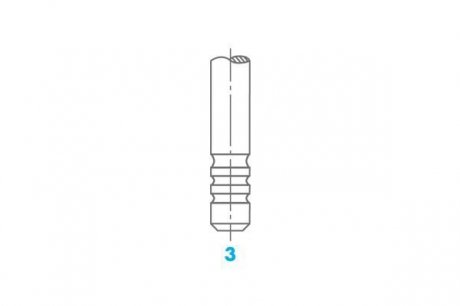 Впускний клапан Doblo / Nemo / Fiorino (F13DTE5, 223A9.000, 199B4.000, 199A2.000) OSVAT 1989 (фото 1)