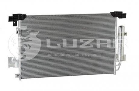 Радиатор кондиционера Lancer 1.5/1.8/2.0 (07-) АКПП,МКПП с ресивером LUZAR LRAC 1104