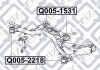 Сайлентблок задньої балки MITSUBISHI GRANDIS NA4W/NA8W 2003-2009 Q-FIX Q005-2218 (фото 3)