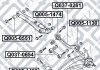 Сайлентблок задн продольной тяги MITSUBISHI LANCER CS 2000-2009 Q-FIX Q005-1130 (фото 3)