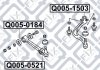 Сайлентблок заднього прямого важеля MITSUBISHI GALANT E55A/E75A 1992-1996 Q-FIX Q005-0184 (фото 3)