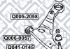 Сайлентблок передній перед важеля MITSUBISHI GALANT DJ1A/DJ3A/DJ5A 2006-2012 Q-FIX Q005-2058 (фото 3)