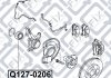 Подшипник передн ступ (к-т) 40x80x40 MITSUBISHI LANCER IX 2004-/OUTLANDER 2003- Q-FIX Q127-0206 (фото 3)