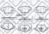 Колодки торм передн AUDI A1/ A3/ TT/ SEAT ALTEA/ IBIZA/ SKODA OCTAVIA/ RAPID/ VW BEETLE/ CADDY/ GOLF 1.4-3.6V6 02.04- Q-FIX Q093-1106 (фото 3)