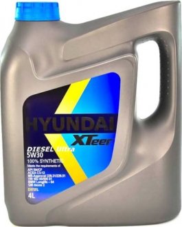 Олія моторна Hyundai / Kia XTeer Diesel Ultra 5W-30 (4 л) Mobis 1041222