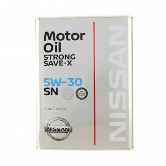 Масло моторное / Strong Save X 5W-30 (4 л) Nissan/Infiniti Klan505304 (фото 1)
