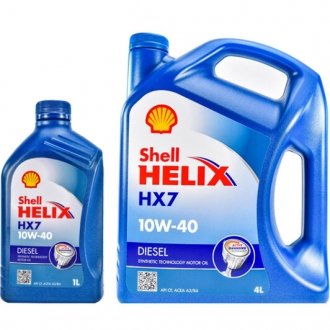 Олія моторна Helix HX7 Diesel 10W-40 (1 л) SHELL 550040427