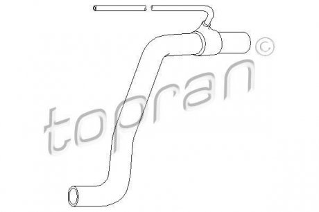 Шланг радиатора Topran 107346 (фото 1)