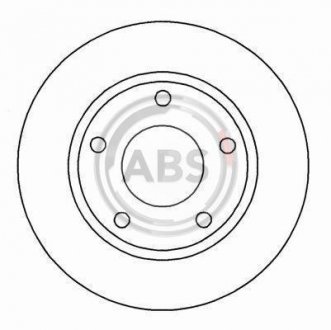Гальмівний диск AUDI 100 A.B.S 15712
