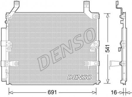 Радиатор кондиционера Denso DCN50032