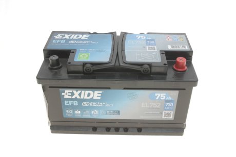 Акумуляторна батарея EXIDE EL752 (фото 1)