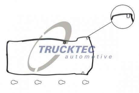Прокладка кришки TRUCKTEC AUTOMOTIVE 02.10.121 (фото 1)