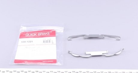 Р-к дискових гальм. колодок QUICK BRAKE 109-1221 (фото 1)
