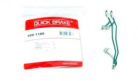 Р-к дисковых тормозов. колодок QUICK BRAKE 109-1180
