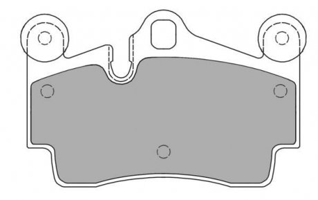 Колодки тормозные задние FBP-1359 Fremax FBP1359 (фото 1)