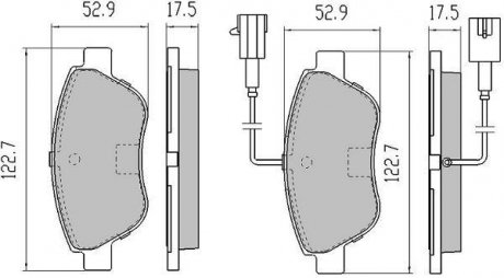 Колодки тормозные передние FBP-1218 Fremax FBP1218 (фото 1)
