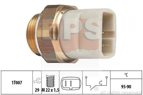 Термивимикач вентилятора VW 78-91 (95-90°C) EPS 1 850 027 (фото 1)