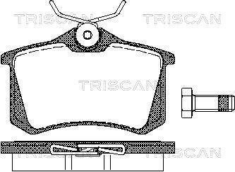 Колодки гальмівні для дискових гальм TRISCAN 8110 10864 (фото 1)