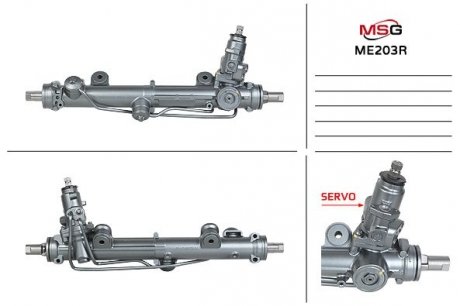 Рульова рейка з ГУР відновлена MERCEDES C W 203 00-07 SERV MSG ME203R (фото 1)