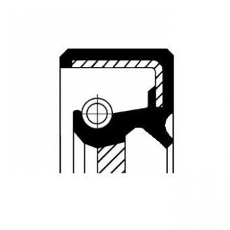 Кільце ущільнювача, колінчастий вал; Кільце ущільнювача, роздавальна коробка CORTECO 19016572