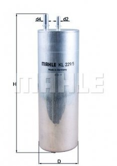 Фильтр топливный MAHLE KL229/5