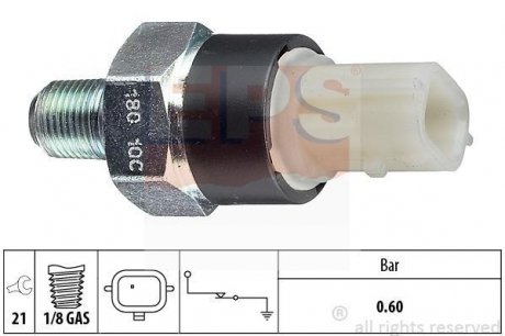 RENAULT Датчик давления масла DACIA DOKKER 1.2,1.6 EPS 1.800.180 (фото 1)