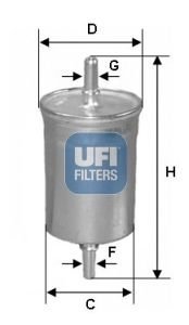 Топливный фильтр UFI 31.941.00 (фото 1)