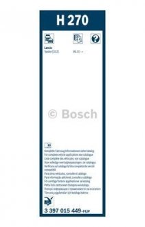 Щітка склоочисника Bosch 3397015449 (фото 1)