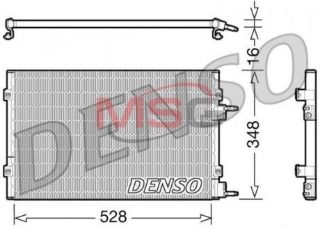 Радиатор кондиционера Denso DCN06003 (фото 1)