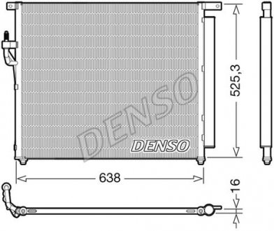Радиатор кондиционера Denso DCN10049