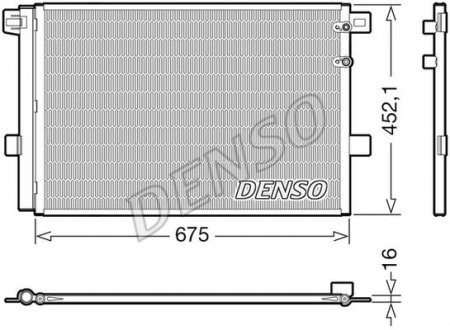 Радиатор кондиционера Denso DCN32065