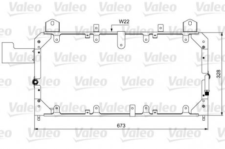 Радиатор кондиционера VALEO 814062 (фото 1)