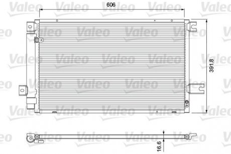 Радиатор кондиционера VALEO 814414
