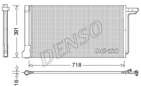 Радиатор кондиционера Denso DCN10028 (фото 1)