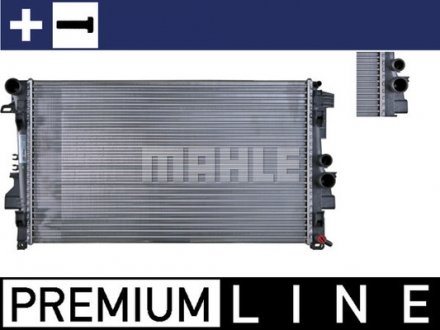 Радиатор 405 mm MERCEDES-BENZ MAHLE CR608000P