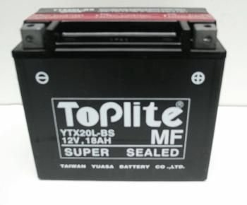 Мотоакумулятор TOPLITE YTX20L-BS (фото 1)
