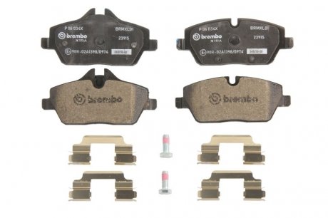 Тормозные колодки дисковые BM Brembo P06034X (фото 1)
