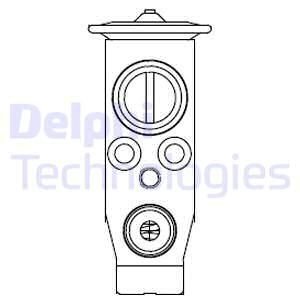 Клапан кондиционера расширительный DELPHI CB1003V