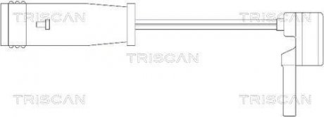 Датчик зносу гальмівних колодок TRISCAN 8115 23005 (фото 1)