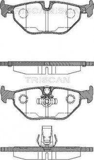 Тормозные колодки для дисковых тормозов TRISCAN 8110 11003