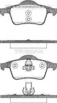 Тормозные колодки для дисковых тормозов TRISCAN 8110 27004 (фото 1)