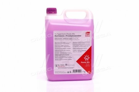 Антифриз фиолетовый G12+ 5L (-35°C) Redy Mix FEBI 172010 (фото 1)