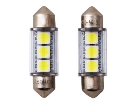 Автомобильная лампа: C5W [12B] SV8.5-8 36mm LED 2ks Starline 99.99.948