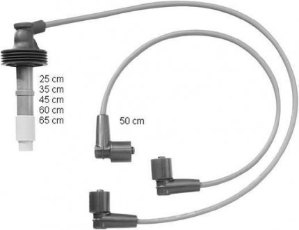 VOLVO Провода высокого напряжения (6шт.) 850, S70, V70 I CHAMPION CLS050 (фото 1)