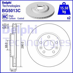 Тормозной диск DELPHI BG5013C