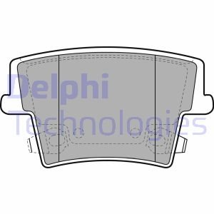 Тормозные колодки. дисковые DELPHI LP2035 (фото 1)