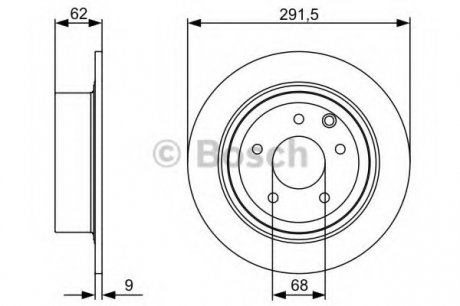 Гальмівний диск Bosch 0 986 479 C60 (фото 1)