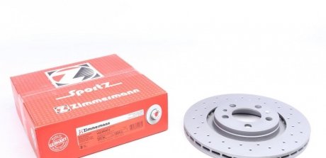 Гальмівні диски 1J0615301M Otto Zimmermann GmbH 100123452 (фото 1)