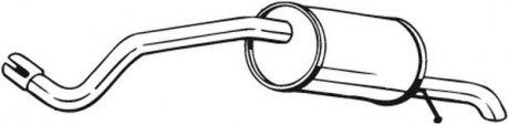 Задній. глушник,випускна сист. BOS BOSAL Bosal Benelux N.V. 220-005