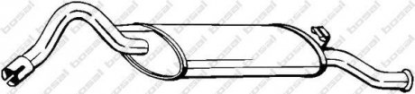 Задний. глушитель, выпускная сист. BOS BOSAL Bosal Benelux N.V. 220-651